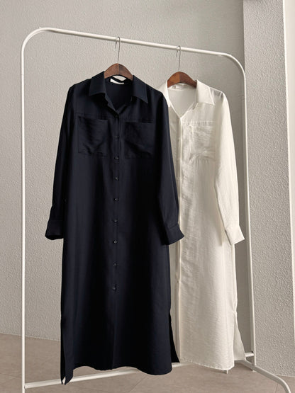 * Shirt Collar Dress