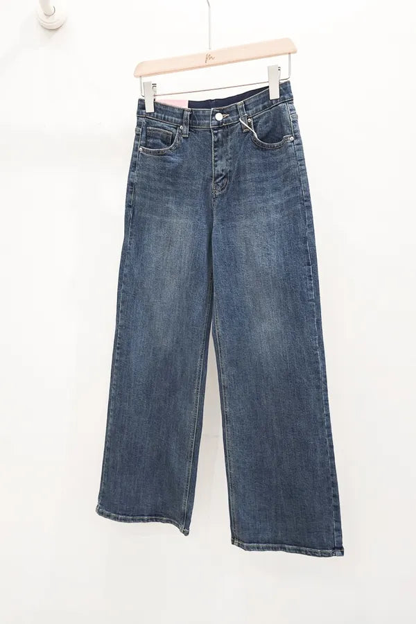 Cat Distressed Wide Denim (~10/25)
