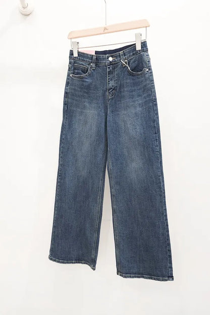 Cat Distressed Wide Denim (~10/25)