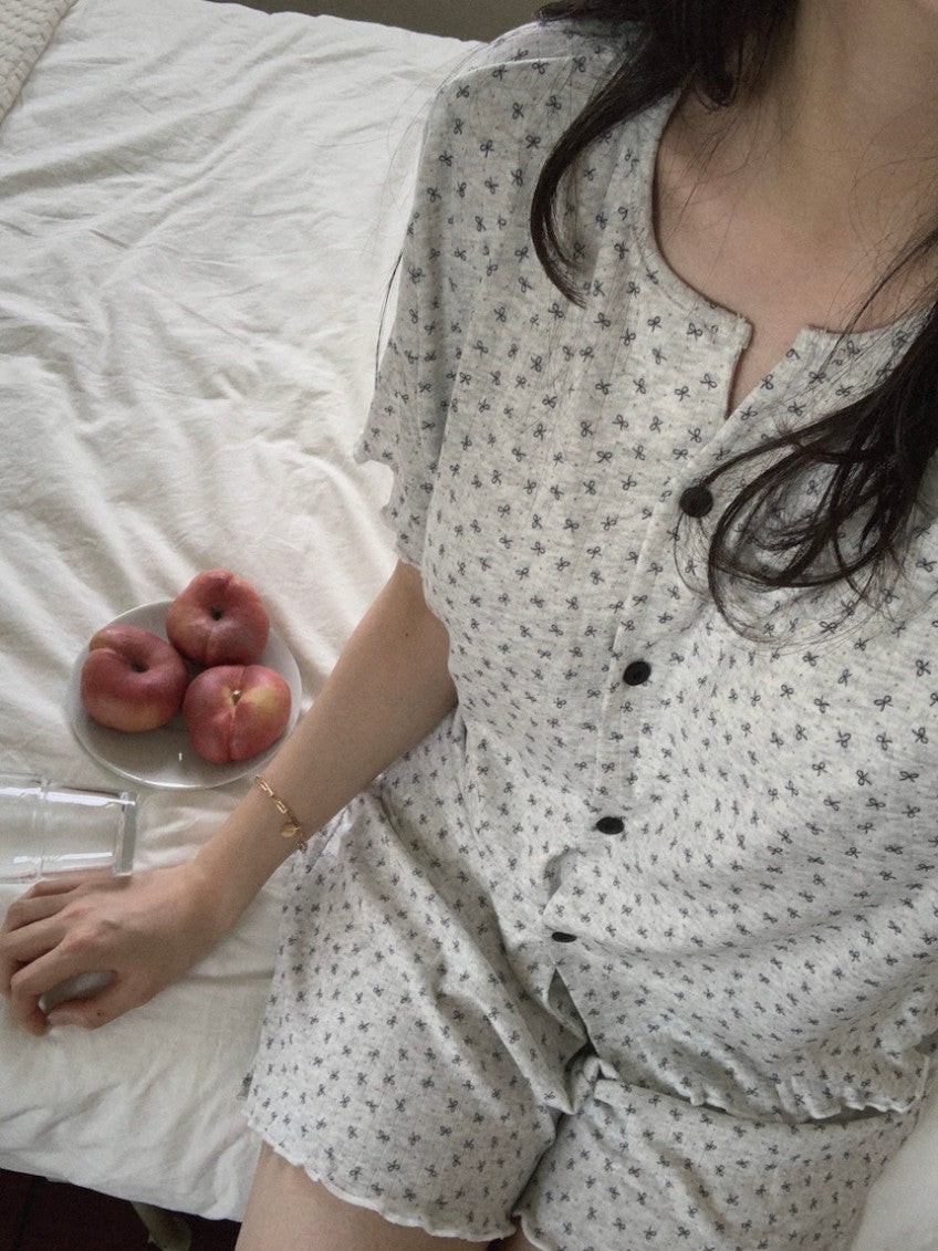 Ribbon Cap Pajama Set (~6/27)