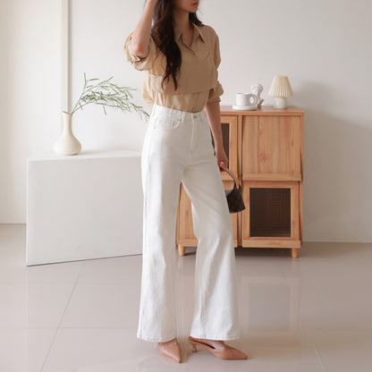 Stitch Ivory Pants