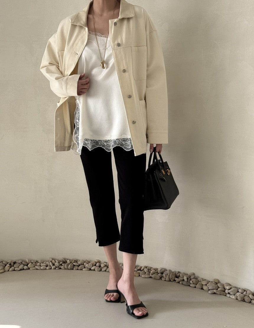 *탈착식 칼라 재킷