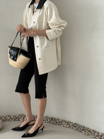 *탈착식 칼라 재킷