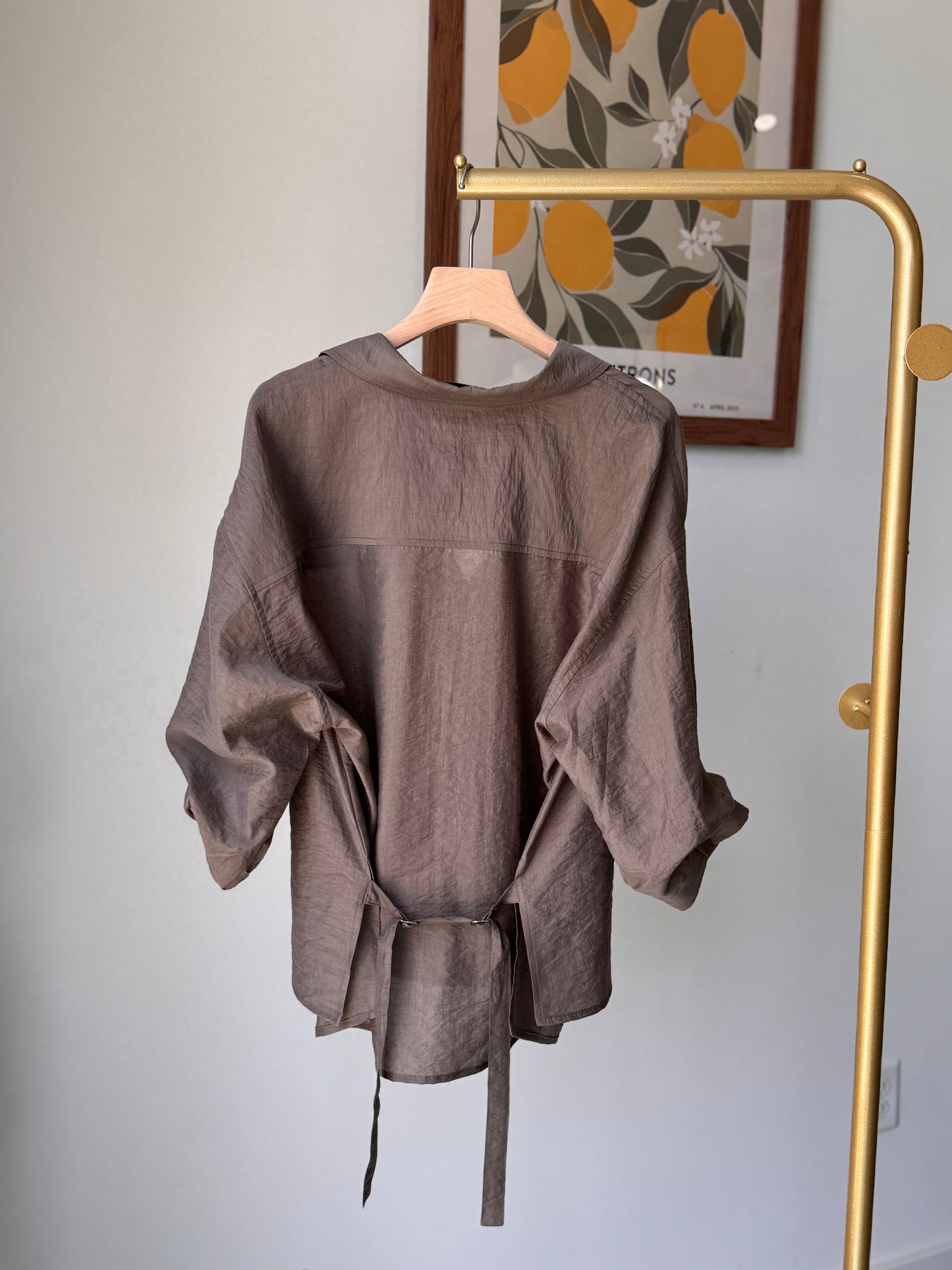 Back Strap Roll Up Shirt(~6/23)