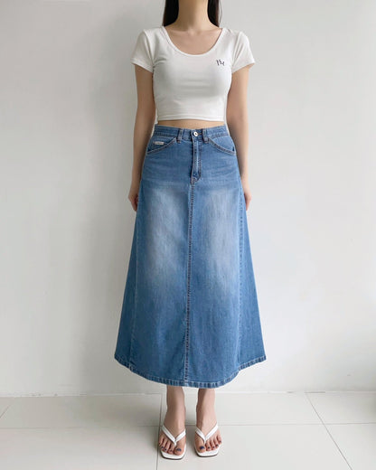 * A-Line Front Pocket Skirt