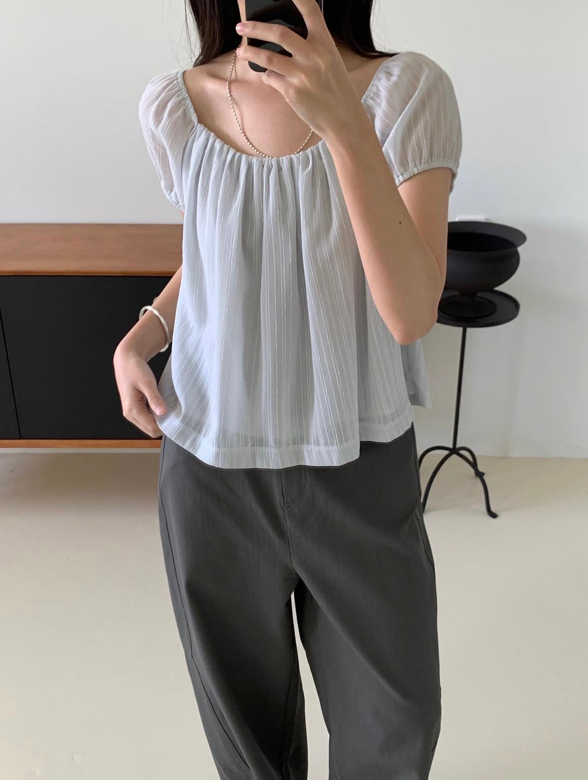 *Audrey Puff Blouse