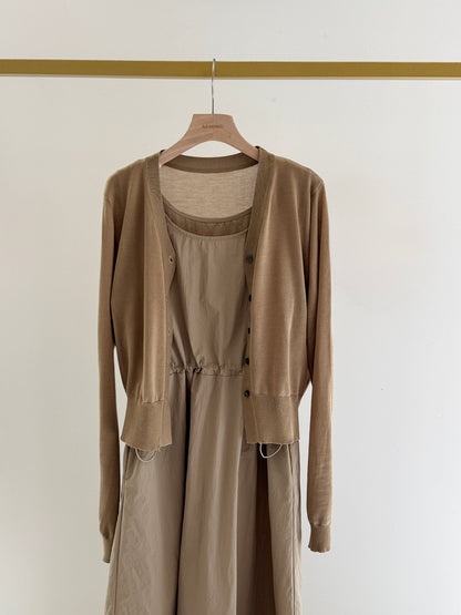 Dress and V neck Cardigan Set(~3/21)