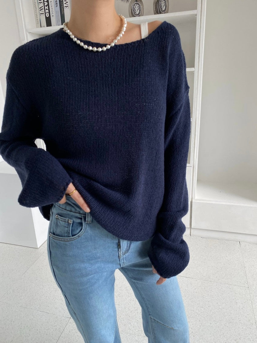 Sweet Boat Neck Knit (~9/5)