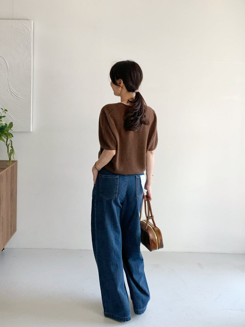 Wholegarment Short Sleeve Knit (~10/24)