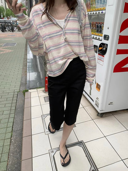 * Youth Stripe Loose Tee