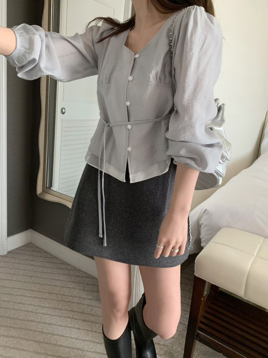 * Lumi Satin Blouse