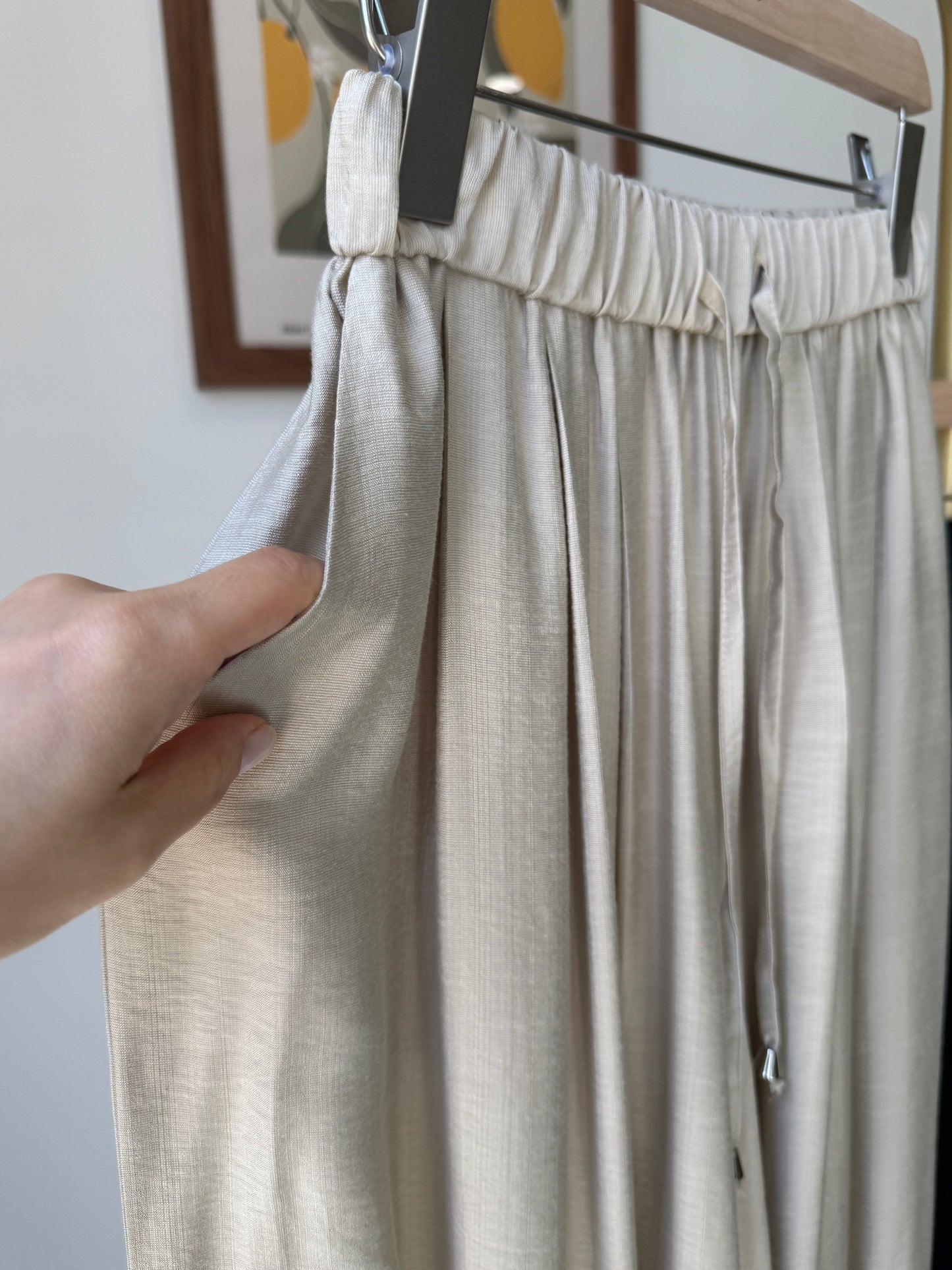 Wide Pintuck Pants(~7/4)
