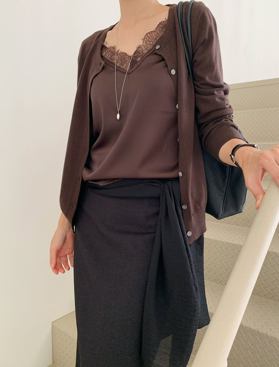 Lace Layered Cardigan(~10/22)