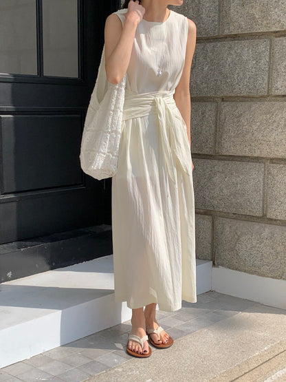 * Dove Sleeveless Maxi Dress