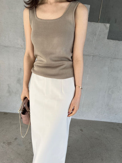 Squar Knit Tank Top - AdoreMeU