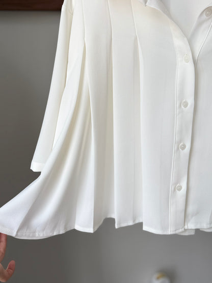 Madeline Pleated Blouse - AdoreMeU