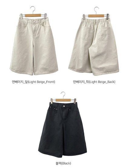 * Cotton Cationic Bermuda Shorts