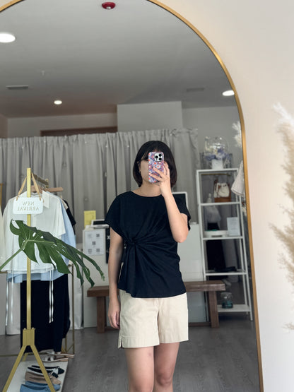 Twist Hem Tee - AdoreMeU