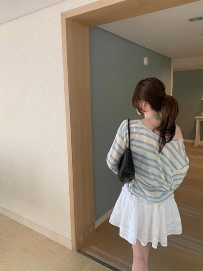 * Youth Stripe Loose Tee