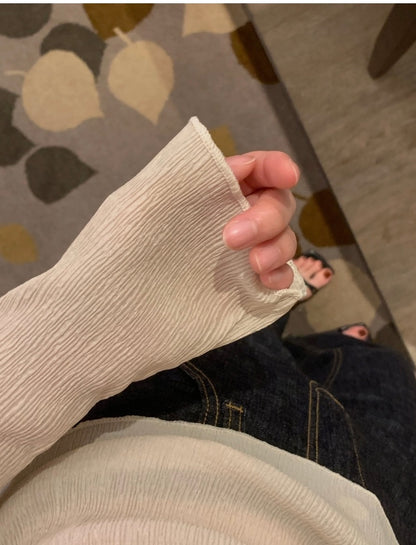 *Pleated Tank & Cardigan Set