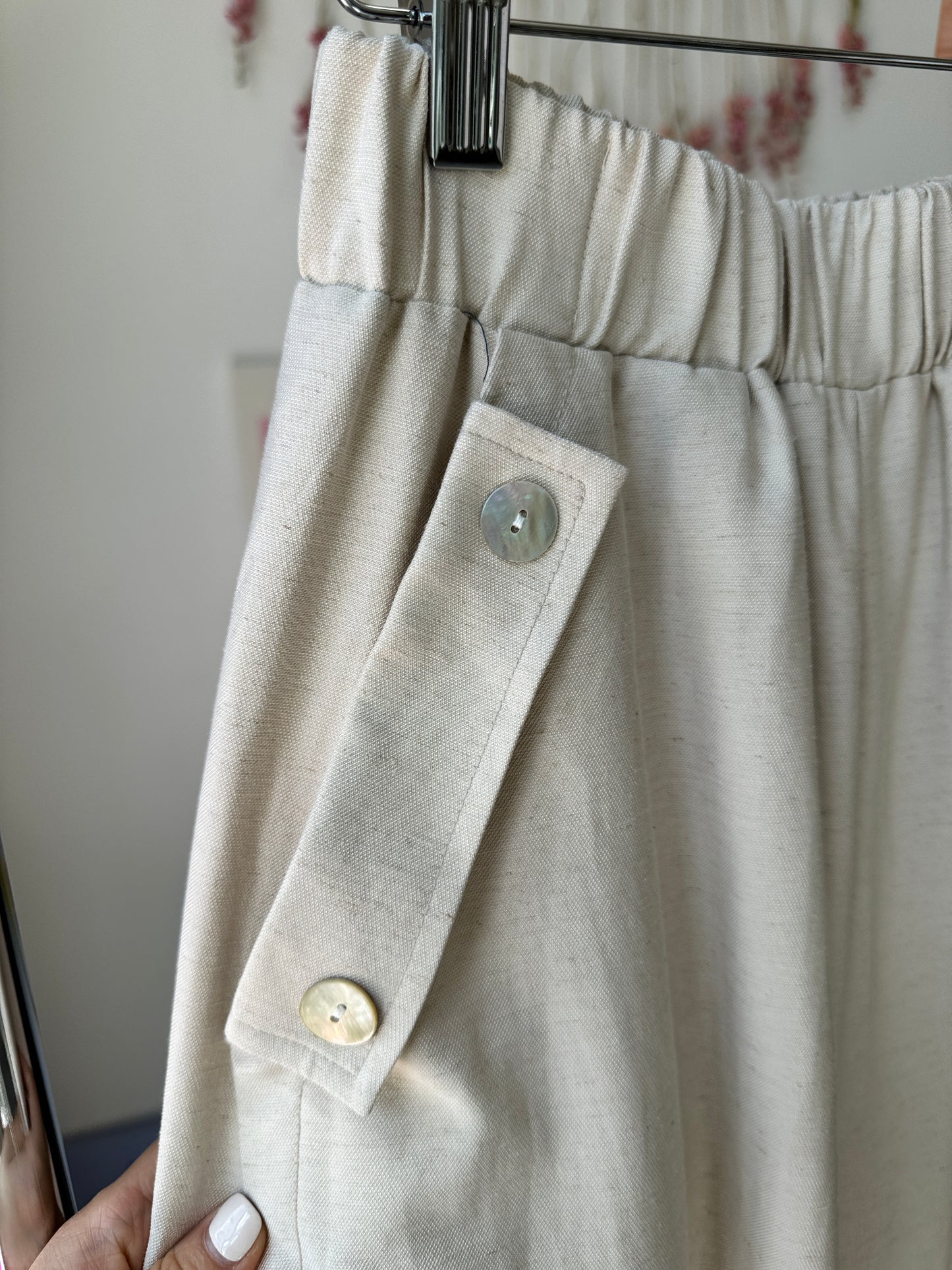 Linen Skirt Pants