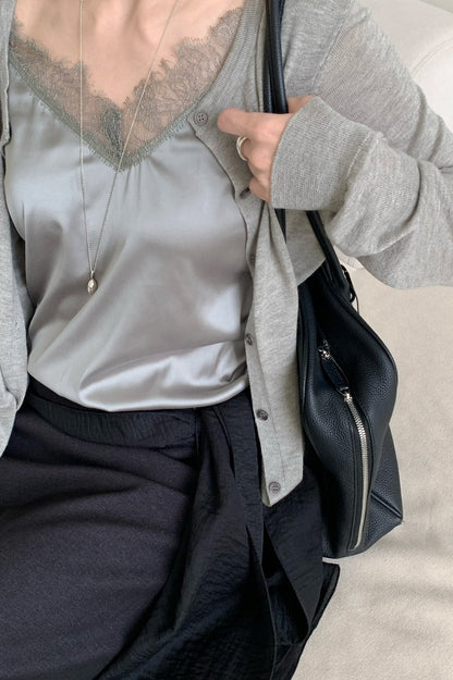 Lace Layered Cardigan(~10/22)