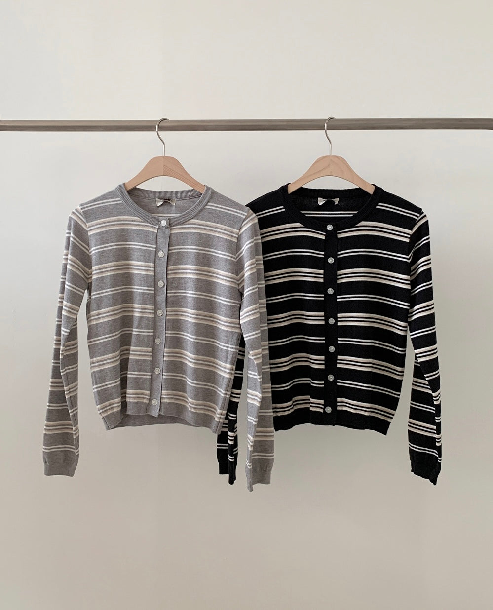 Regular Stripe Cardigan - AdoreMeU