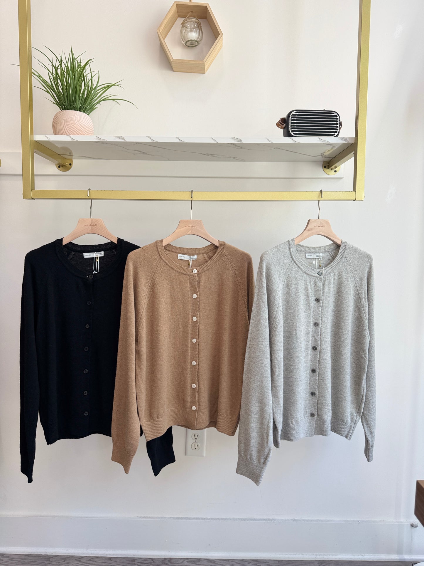 Washable Cashmere Cardigan - AdoreMeU