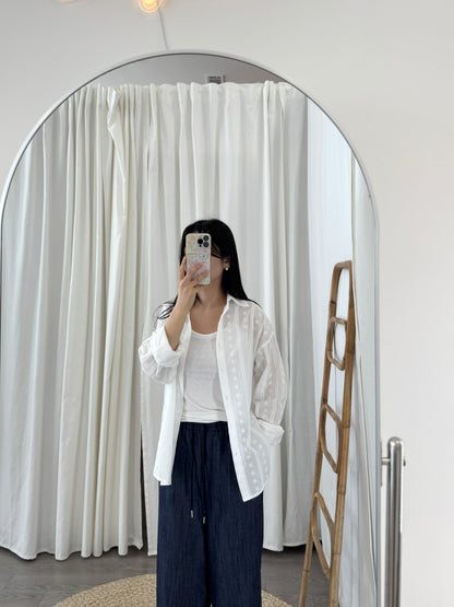 Lace Overfit Shirt(~3/29)