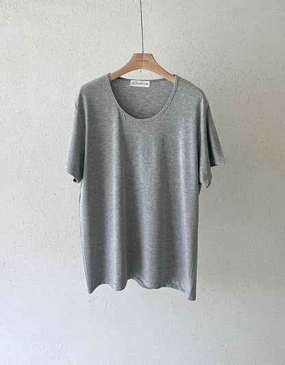 U Neck Overfit Tee