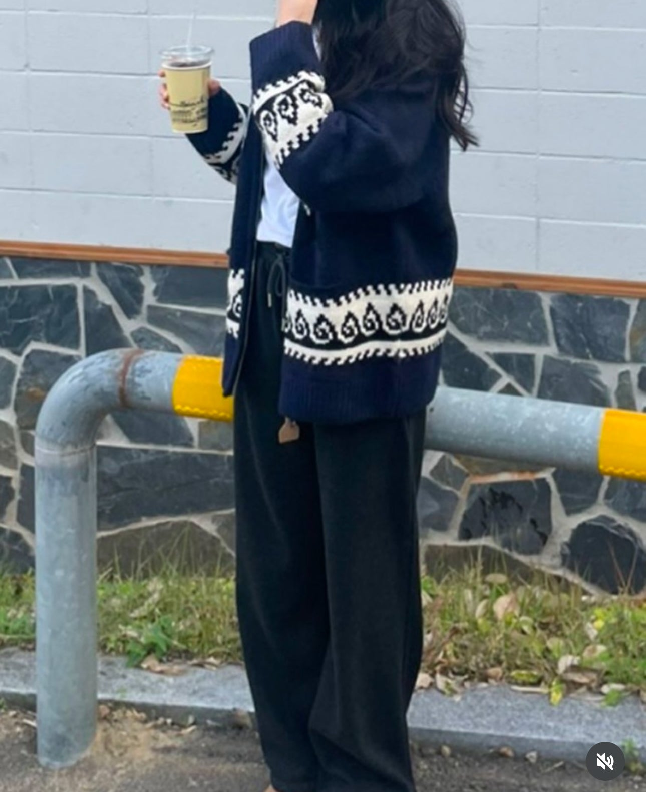 Cowichan Dolphin Zip-Up Knit