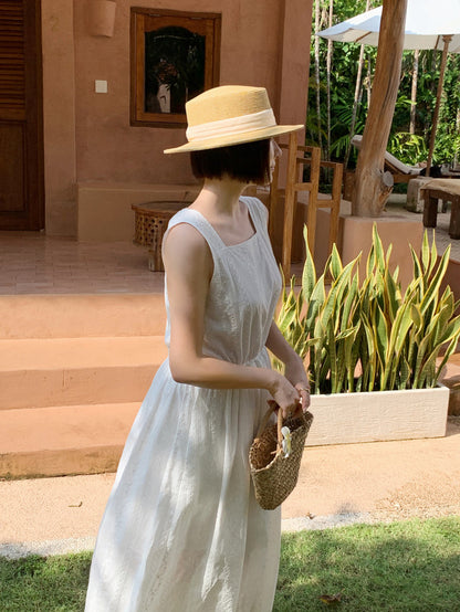 * Lace Square Neck Dress