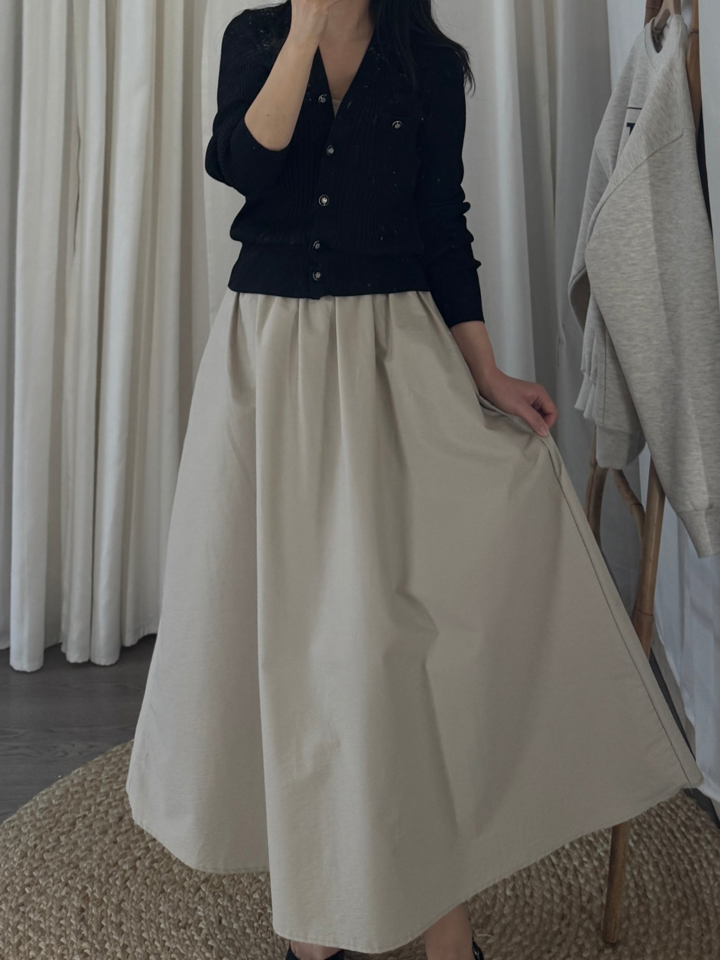Padded Layered Dress