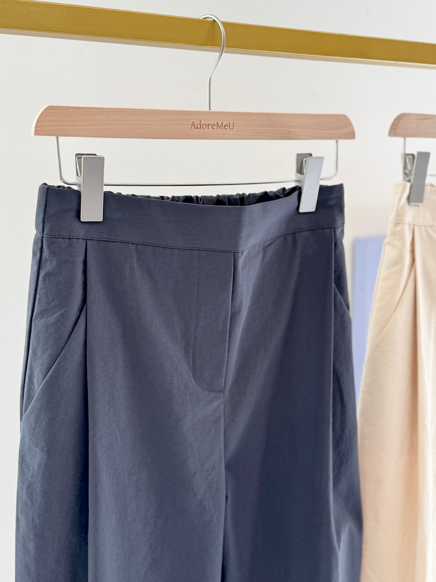 Cotton Cropped Pants