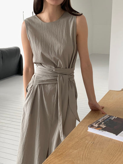 * Dove Sleeveless Maxi Dress