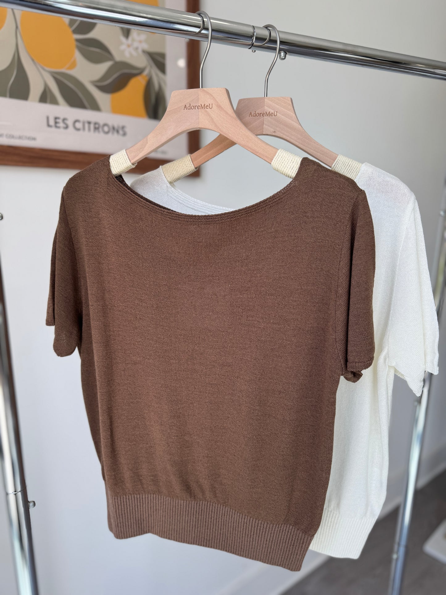 Roy Boatneck Knit Top(~9/1) - AdoreMeU