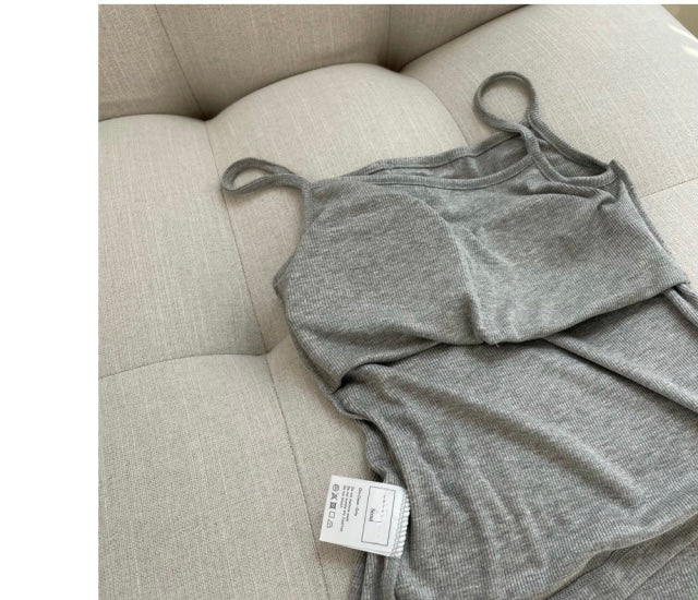 * Ribbed Padded Camisole