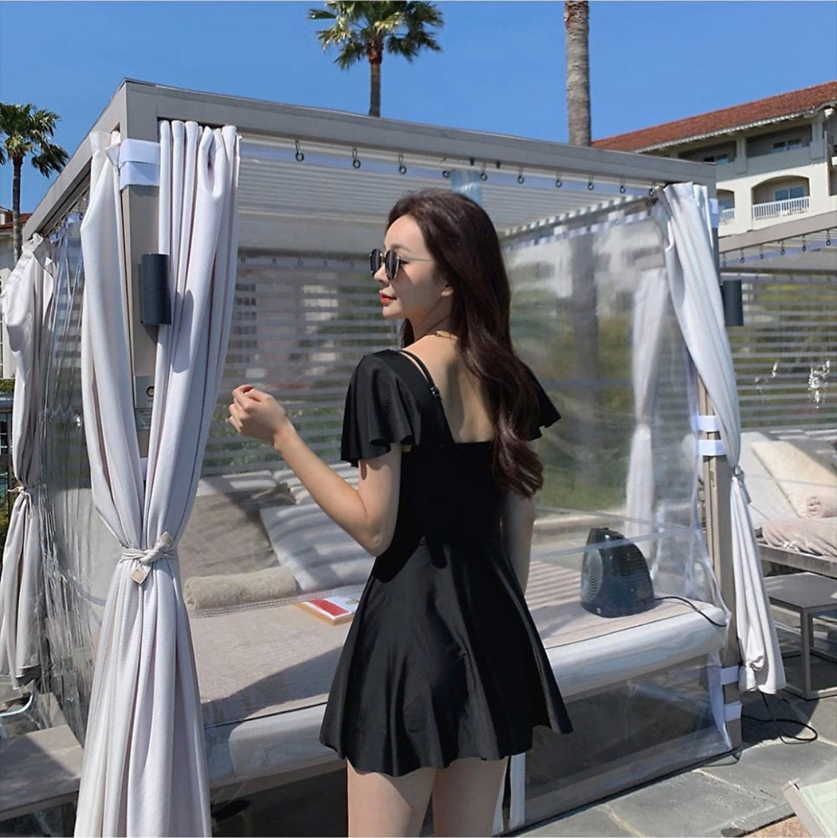 * Ruffle Swim Dress