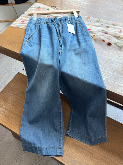 Banding Wide Denim - AdoreMeU