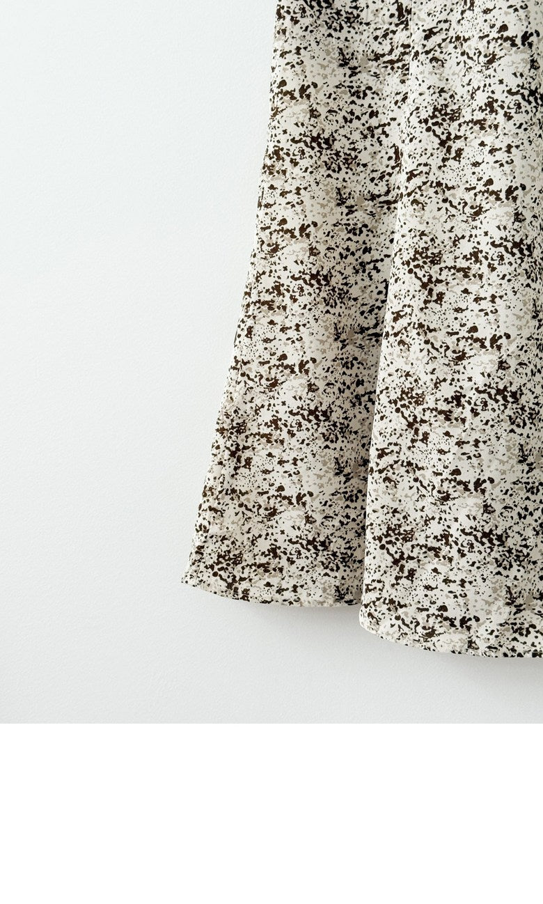 *Atreo Polka Dot Back-Banding Mermaid Skirt