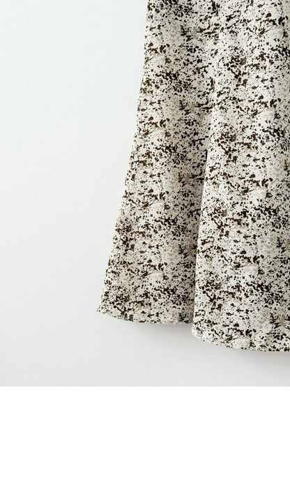 *Atreo Polka Dot Back-Banding Mermaid Skirt