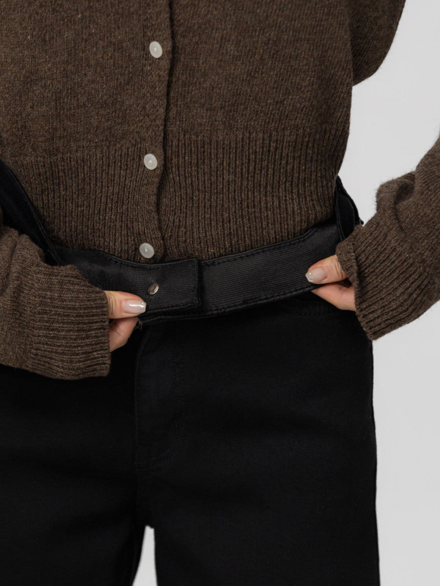 Flare Black Jeans - AdoreMeU