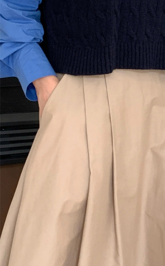Terry Pintuck Banding Skirt(~9/30) - AdoreMeU
