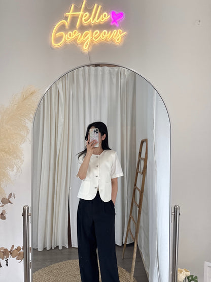 Round Collar Summer Jacket