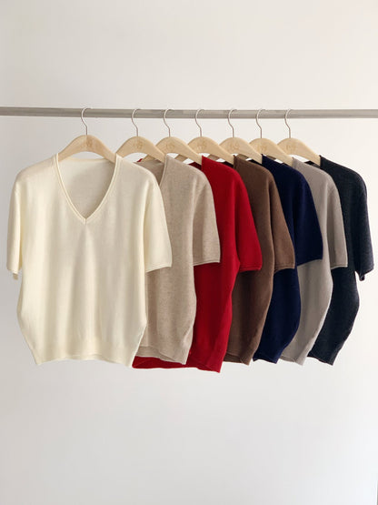 Wholegarment Short Sleeve Knit (~10/24)