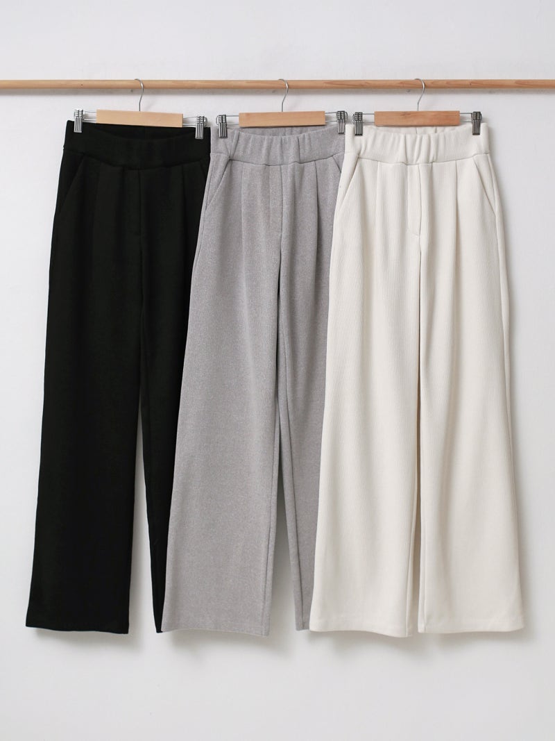 Fleece Lined Golgi Wide Pants