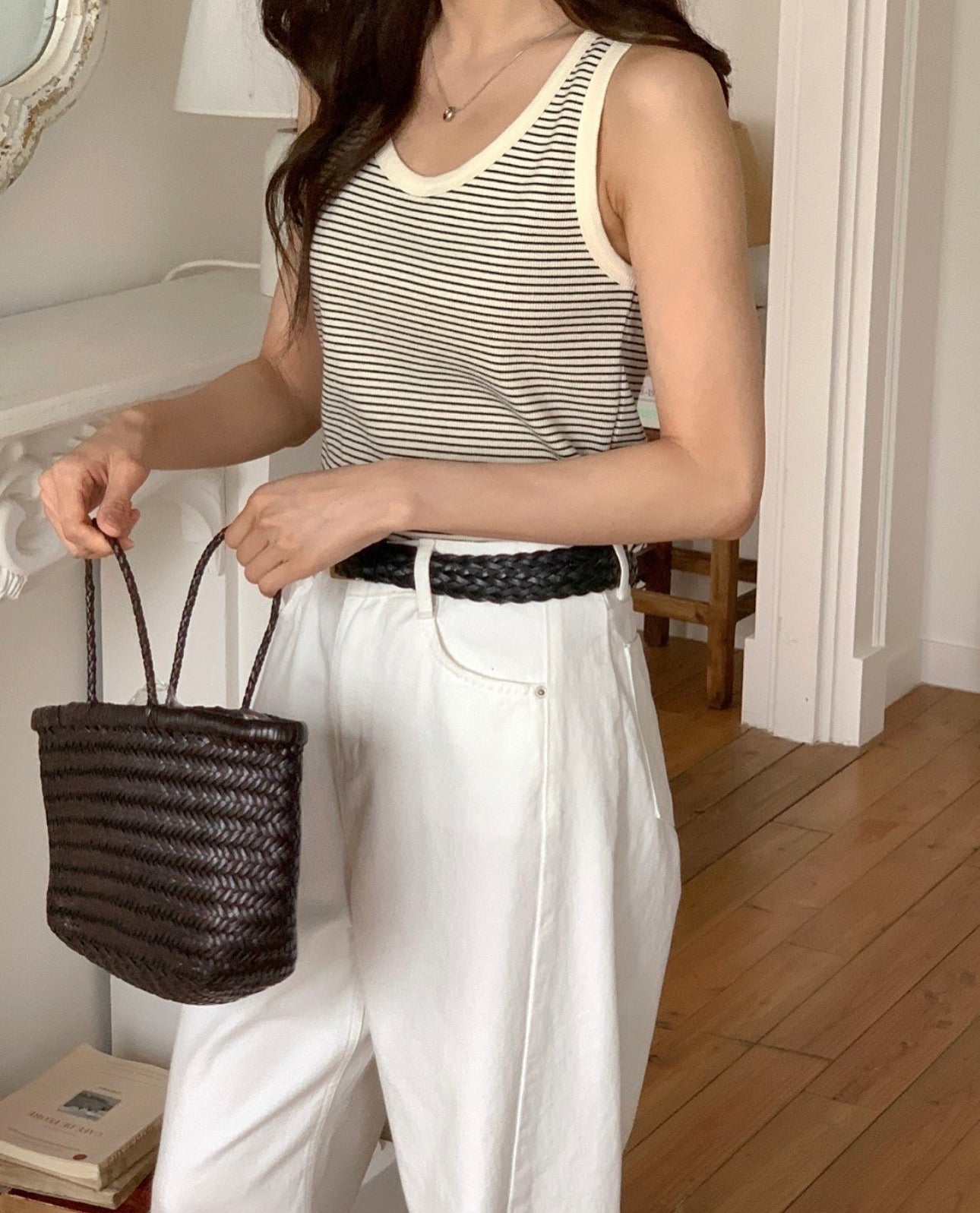 *Summer Stripe Sleeveless Top