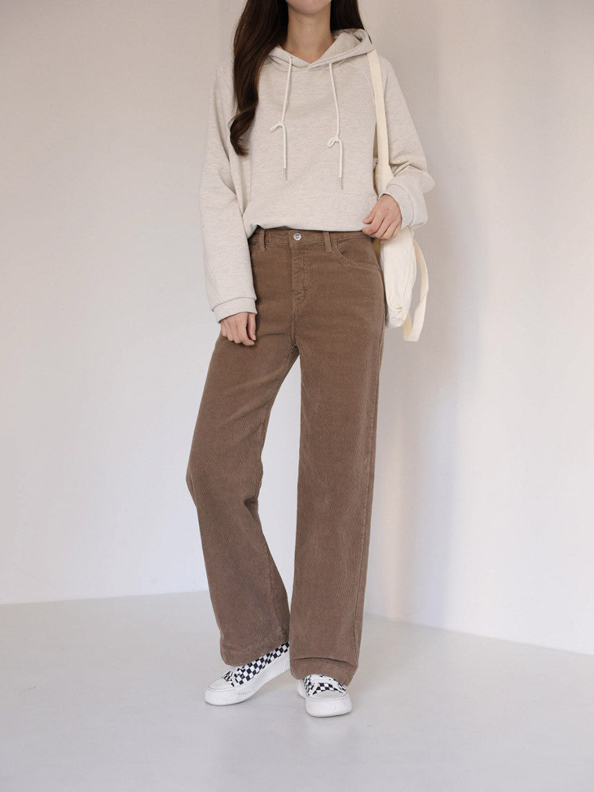 Semi Wide Corduroy Pants