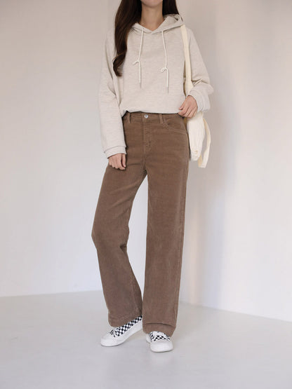 Semi Wide Corduroy Pants
