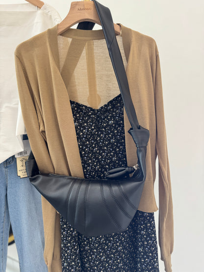 Cowhide Croissant Bag (Preorder)